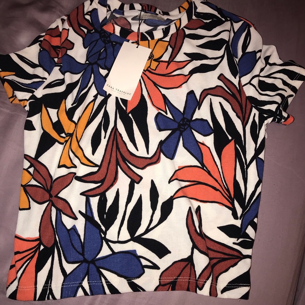 Multi color crop top